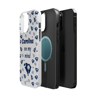 Carolina On My Mind Magnetic Tough Case for iPhone - Coastal Vibes, Perfect Gift for Beach Lovers