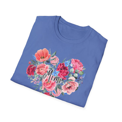 Floral Heart Mimi T-Shirt | Unisex Softstyle Tee