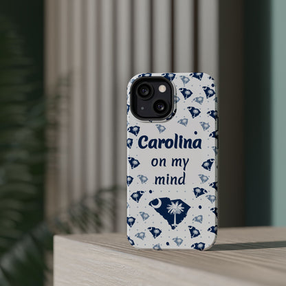 Carolina On My Mind Magnetic Tough Case for iPhone - Coastal Vibes, Perfect Gift for Beach Lovers