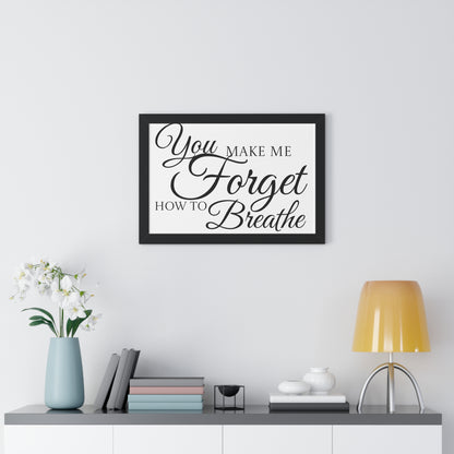 Poster Print - Black and White Love Quote