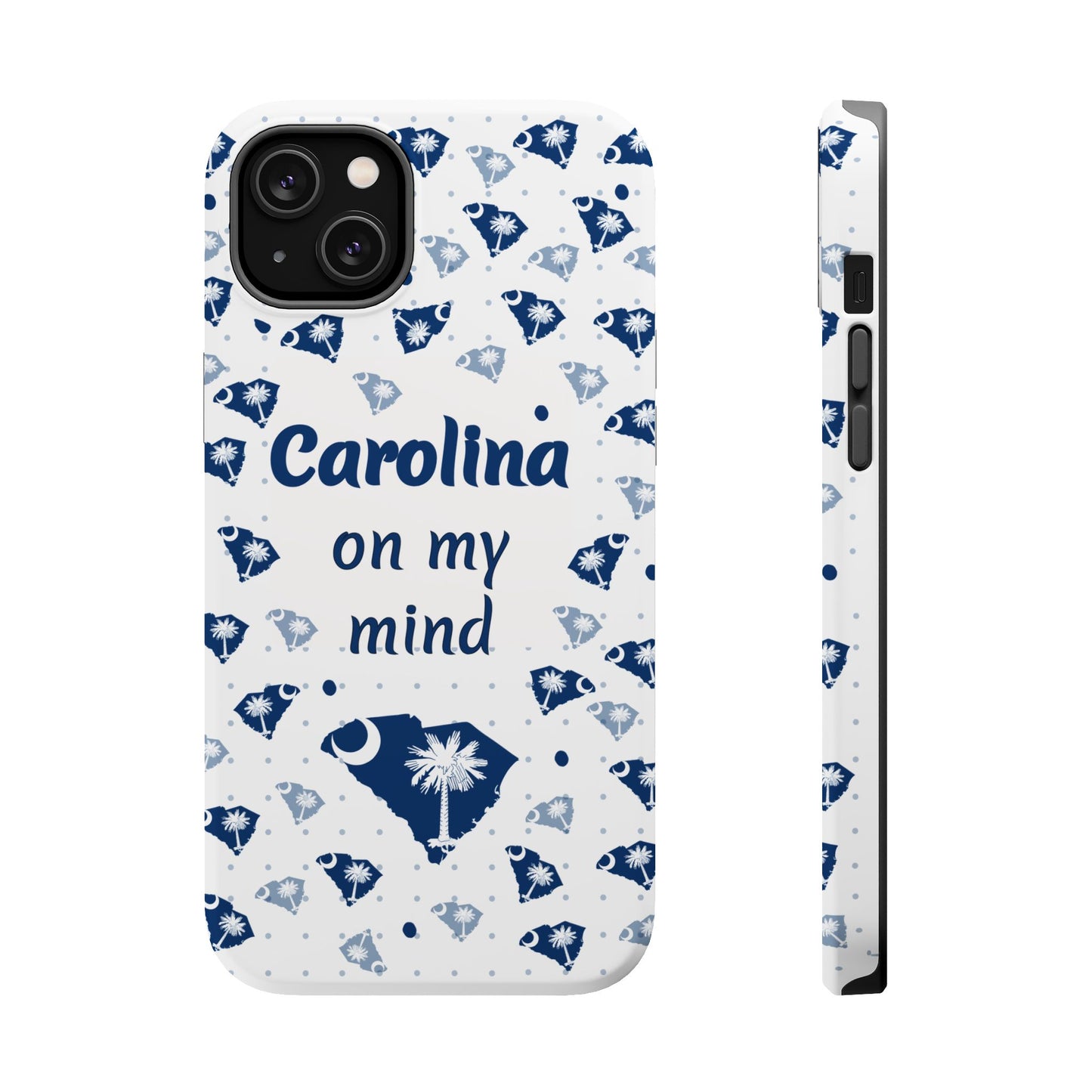 Carolina On My Mind Magnetic Tough Case for iPhone - Coastal Vibes, Perfect Gift for Beach Lovers