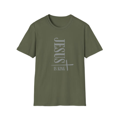 Unisex Softstyle T-Shirt | Jesus is King Inspirational Tee