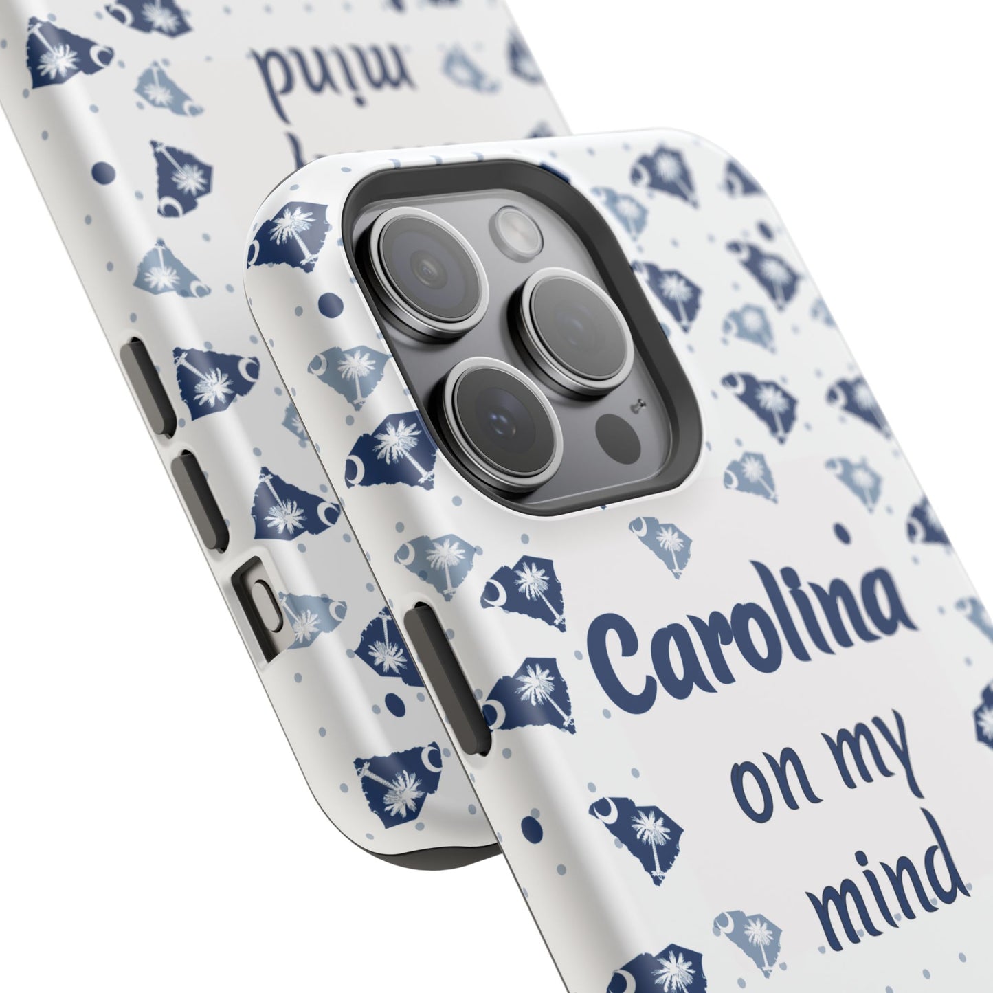 Carolina On My Mind Magnetic Tough Case for iPhone - Coastal Vibes, Perfect Gift for Beach Lovers