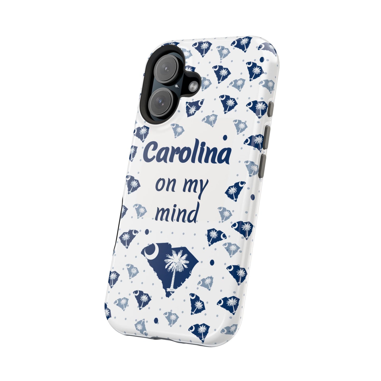 Carolina On My Mind Magnetic Tough Case for iPhone - Coastal Vibes, Perfect Gift for Beach Lovers