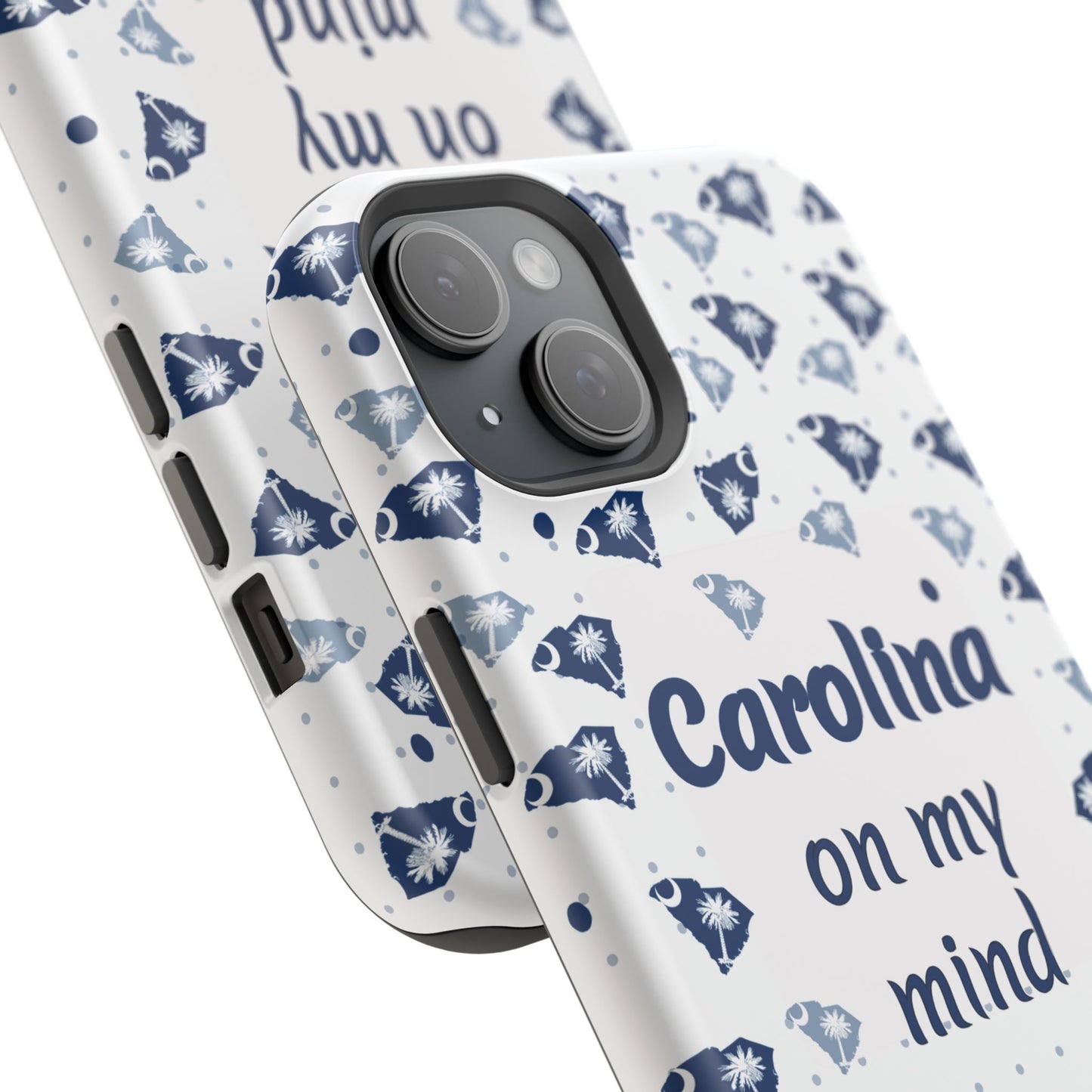 Carolina On My Mind Magnetic Tough Case for iPhone - Coastal Vibes, Perfect Gift for Beach Lovers